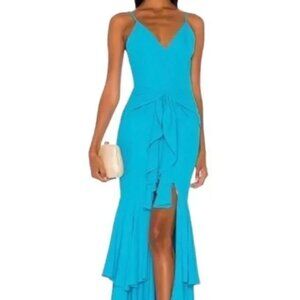 Patbo long blue formal dress